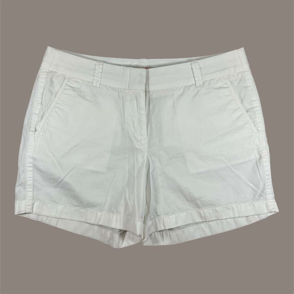 J.Crew Broken-In Chino Women's Shorts White Size 6 Style 21760